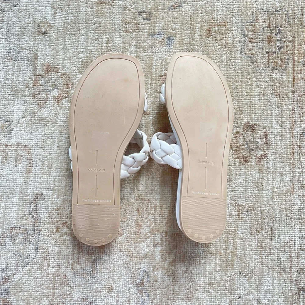 dolce Vida braided flat sandals with foot bed size 8.5. - Picture 7 of 10